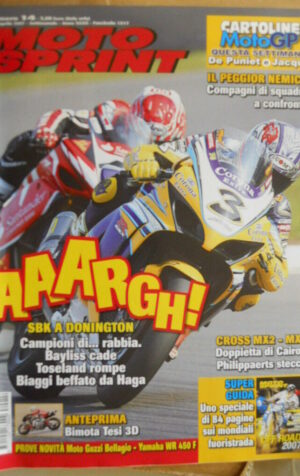 Motosprint 14 2007 Anteprima Bimota TESI 3S - Moto Guzzi Bellagio - Yamaha WR 45