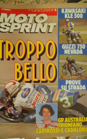 Motosprint 15 1991 Gp Australia Capirossi Cadalora - Test Kawasaki KLE 500