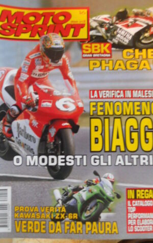 Motosprint 16 1998 Gp Malesia Max Biaggi il fenomeno - inserto per elaborare sco