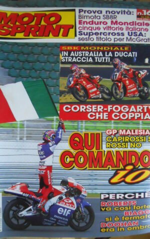 Motosprint 16 1999 Superbike DUCATI Corser Fogarty che coppia !!