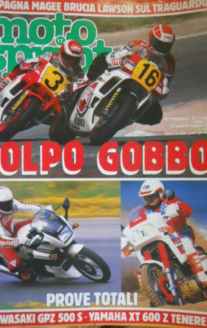 Motosprint 17 1988 Gp Spagna Magee Lawson - Test Kawasaki GPZ 500S Yamaha XT 600