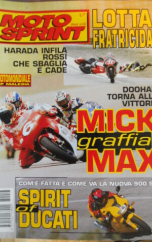 Motosprint 17 1998 Harada duello con Valentino Rossi - Doohan torna a vittoria