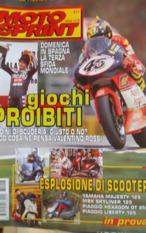 Motosprint 18 1998 Mick Doohan in pista con la Williams - Bernd Eckenbach cross