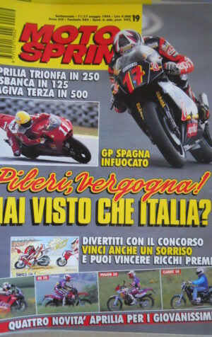 Motosprint 19 1994 Gp Spagna Aprilia trionfa in 250 - Cagiva terza in 500