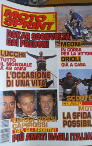 Motosprint 2 1999 Parigi Dakar sconvolta dai predoni - Biaggi Rossi Capirossi