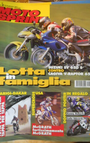 Motosprint 2 2001 Suzuki SV 650 contro Cagiva V-Raptor 650 - Parigi Dakar