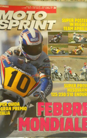 Motosprint 20 1990 Test  Husqvarna 125/250/510 Enduro -