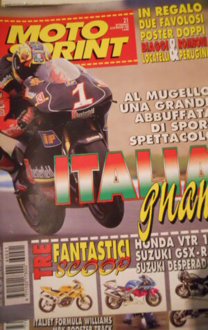 Motosprint 21 1996 Test Honda VTR 1000 - Suzuki GSX-R 600 - Desperado 800