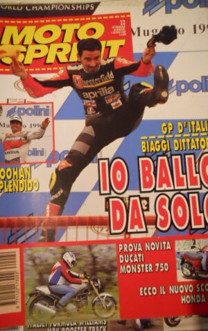 Motosprint 22 1996 Test novità Ducati Monster 750 - Max Biaggi Gp Italia