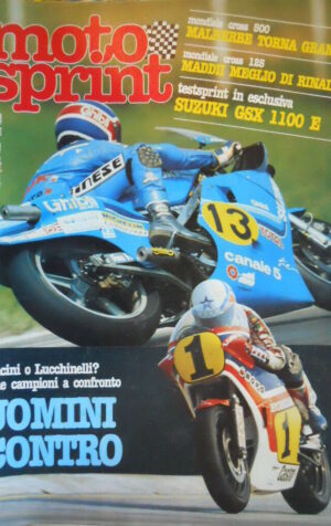 Motosprint 23 1982 Test SUZUKI GSX 1100 E - Maddii meglio di Rinaldi nel Cross