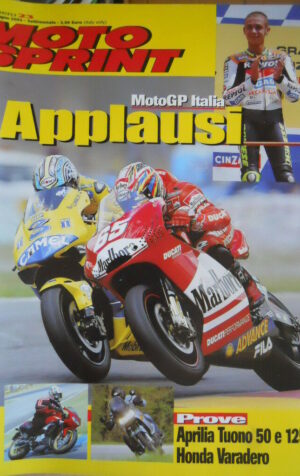 Motosprint 23 2003 Gp Italia Valentino Rossi - Test Aprilia 125 - Hinda Varadero
