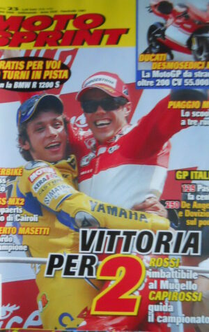 Motosprint 23 2006 Ducati Desmosedici 200 Cv - Loris Capirossi Valentino Rossi
