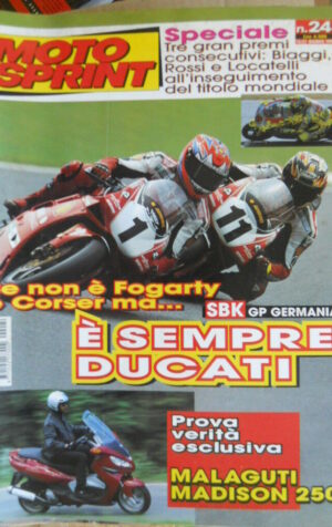 Motosprint 24 1999 Gp Germania Superbike Corser ed è sempre DUCATI