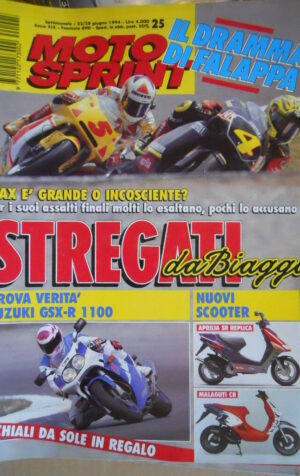 Motosprint 25 1994 Il dramma di Falappa - Test Suzuki GSX-R 1100 - Max Biaggi