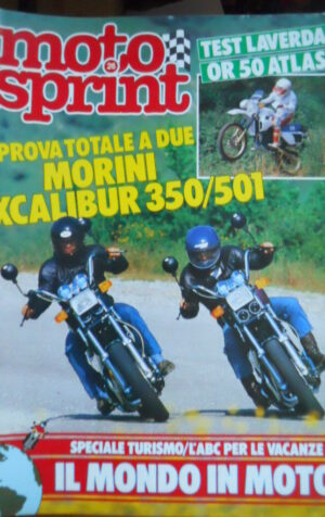 Motosprint 26 1986 Test Morini Exclaibur 350/501 - Laverda OR 50 ATLAS