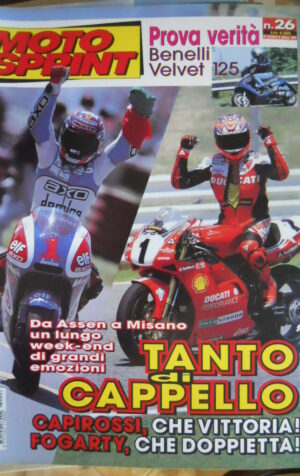 Motosprint 26 1999 Loris Capirossi che vittoria - Ducati Fogarty vittoria
