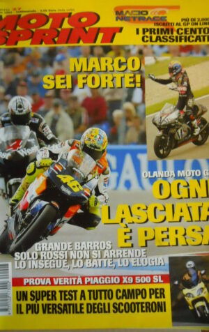 Motosprint 27 2002 Grande Barros e Valentino Rossi - Marco Melandri