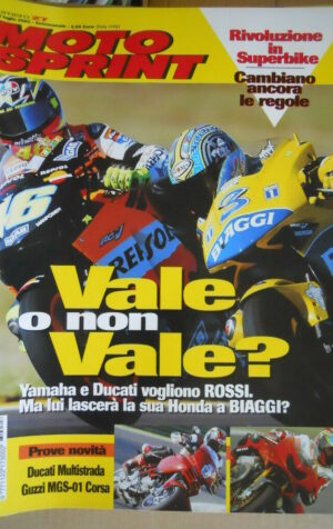 Motosprint 27 2003 Valentino Rossi lo vuole la Yamaha e la DUCATI