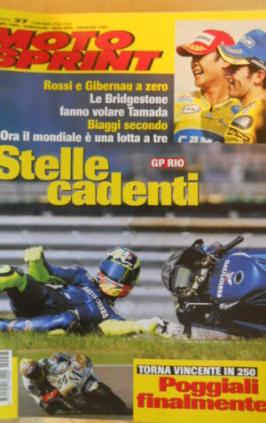 Motosprint 27 2004 Poggiali torna vincente in 250 - MAX Biaggi secondo