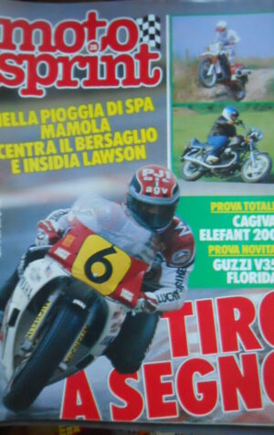 Motosprint 28 1986 Test Cagiva Elefant 200 - Test Guzzi V35 Florida