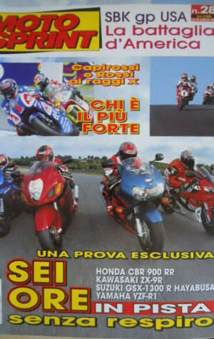 Motosprint 28 1999 Prova esclusiva Honda CBR 900 RR - Kawasaki ZX-9R - Suzuki GS