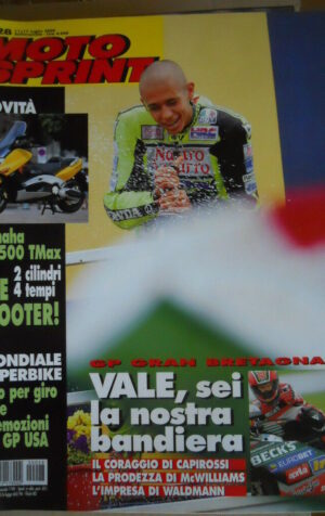 Motosprint 28 2000 Gp Bretagna Valentino Rossi sei la nostra bandiera