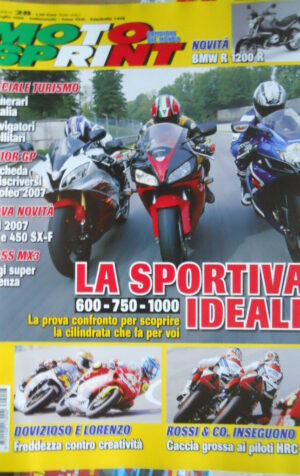 Motosprint 28 2006 test novità BMW R 1200 R - KTM 2007 250 e 450 SX-F