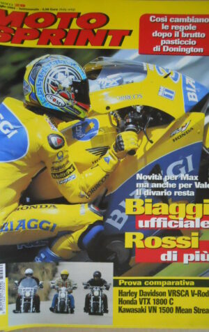 Motosprint 29 2003 Max Biaggi e Valentino Rossi - Harley Davidson VRSCA V-ROD