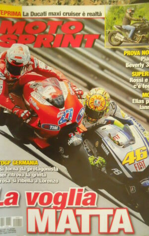 Motosprint 29 2010 Anteprima Ducati maxi cruiser - Gp Germania Rossi