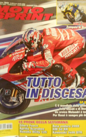 Motosprint 30 2007 Test Gilera fuoco  - Beta Enduro 2008 Kawasaki 1400 GTR