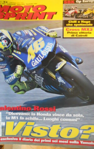 Motosprint 31 2004 Il racconto di Valentino Rossi - SBK Gp Europa Chili Haga