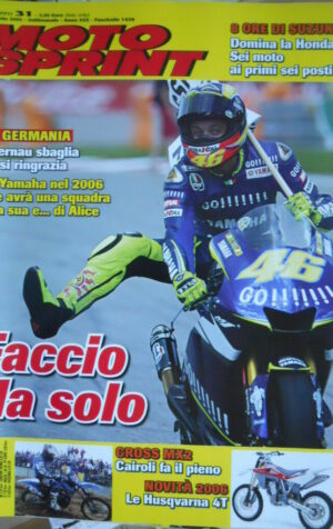 Motosprint 31 2005 Gp Germani Valentino Rossi domina - Honda Hysqvarna 4T