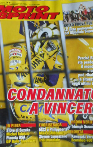 Motosprint 31 2006 test Triumoh Scrambler - Kawasaki Versys -  Valentino ROSSI