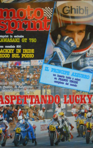 Motosprint 32 1982 Inserto con Poster di Franco Uncini campione del Mondo
