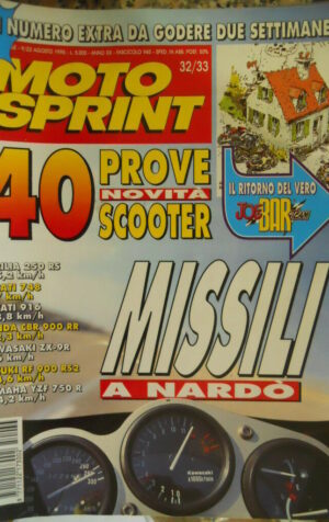 Motosprint 32/33 1995 Test Ducati 748 - Ducati 916 - Honda CBR 900 RR