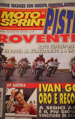 Motosprint 32/33 1996 Gp Austria Ivan Goi il più giovane vincitore di sempre