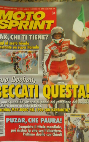 Motosprint 34 1995 Cadalora vittoria a BRNO - Max Biaggi sesto trionfo
