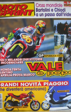 Motosprint 34 1999 Gp Repubblica Ceca vittoria di Valentino ROSSI