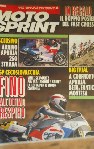 Motosprint 35 1989 GP Cecoslovacchia win Schwantz - Lotta Lawson e Rainey
