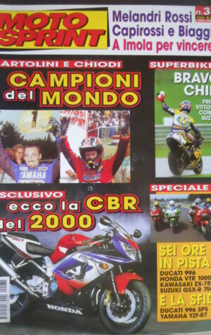 Motosprint 35 1999 Test DUCATI 996 - Honda VTR 1000 F - Kawasaki ZX-7R