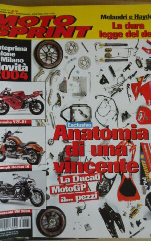 Motosprint 35 2003 Novità Yamaha YZF-R1 - Triumph Rocket III - Kawasaki VN 2000