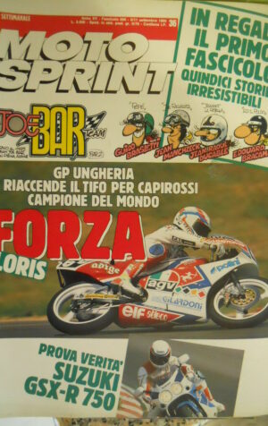 Motosprint 36 1990 Gp Ungheria Loris Capirossi - Test Suzuki GSX-R 750