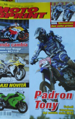Motosprint 36 2005 Maxi novità Yamaha R1 Kawasaki ZX-10R - Vermeulen