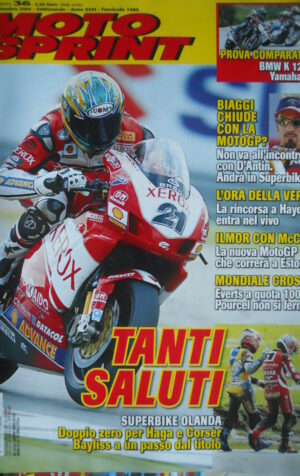 Motosprint 36 2006 Test BMW K 1200 R vs Yamaha FZ1 - Gp Olanda