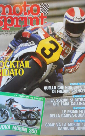 Motosprint 37 1983 Prime foto Cagiva Ducati - La Nuova Morini 125 Kanguro 125