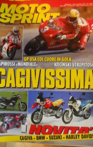 Motosprint 37 1993 Gp USA Capirossi Mondiale Kocinski strepitoso - Cagivissima!!