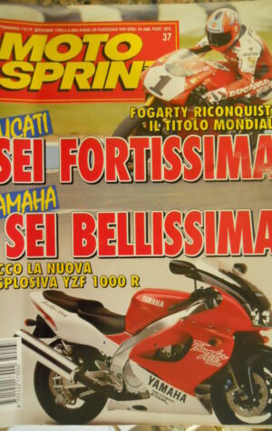 Motosprint 37 1995  Ducati sei  fortissima - la nuova Yamaha YZF 1000 R