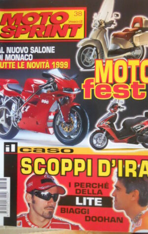 Motosprint 38 1998 Salone di Monaco - Lite tra Max Biaggi e Doohan