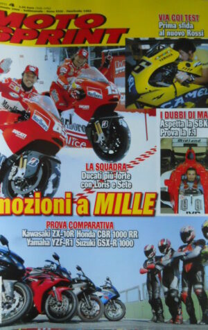 Motosprint 4 2006 Test Kawasaki ZX-10R Honda CBR 1000 RR - Yamaha YZF-R1