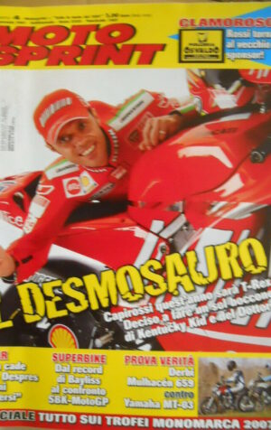 Motosprint 4 2007 Loris Capirossi - Parigi Dakar - Test Derbi Mulhacen 659 vs Ya